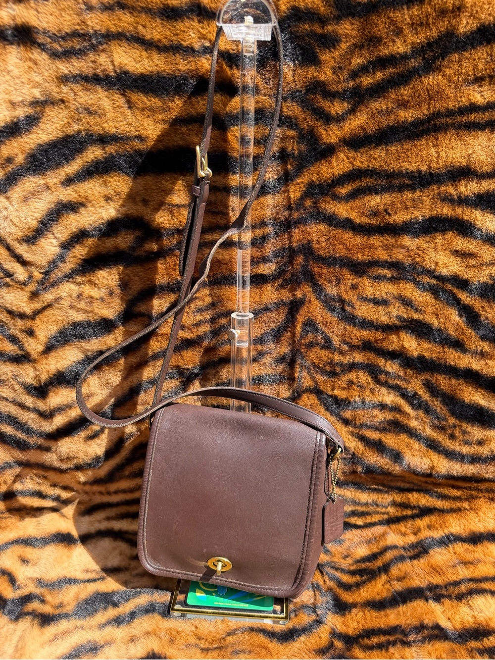 Vintage Coach companion flap bag